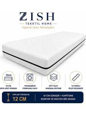 Ecocomfort Yıkanabilir Kılıflı Sünger Yatak & Yer Yatağı