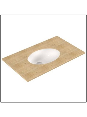 Serel Tezgahaltı Oval Lavabo 36X48 cm - 0551DSS110H