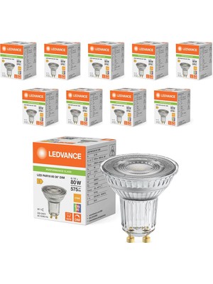 Osram LED Value PAR16 6.1W 2700K 80CRI GU10 Sıcak Beyaz Ampul 10 Adet
