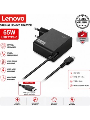 İnfostar Orijinal Lenovo ThinkPad X1 Tablet 1st Gen (Type 20GG, 20GH) Type-C  Tablet Adaptör