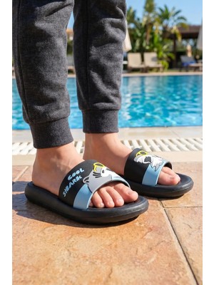 Gezer Yazlık Erkek Çocuk Eva Banyo Havuz Plaj Terlik