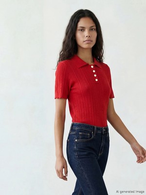 Lcw Modest Kırmızı Hırka