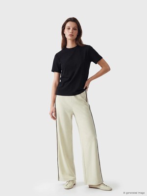 Lcw Modest Bej Soft Touch Kadın Eşofman Altı
