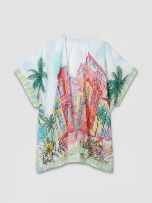 Lcw Dream Karışık Şal Yaka Desenli Kadın Kimono
