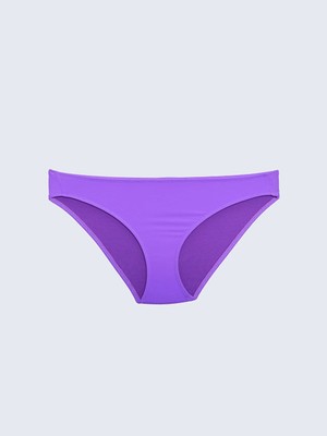 Lcw Dream Mor Düz Raşel Kumaş Kadın Bikini Alt