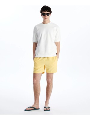 Lcw Swımwear Sarı Kısa Boy Basic Erkek Deniz Şortu