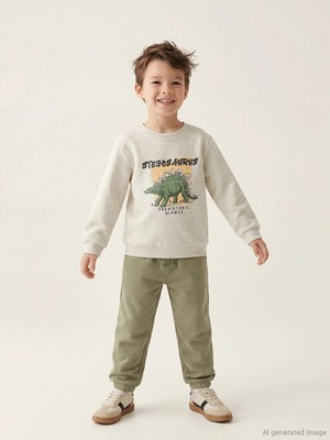 LC Waikiki Lcw Kids Haki Eşofman Altı