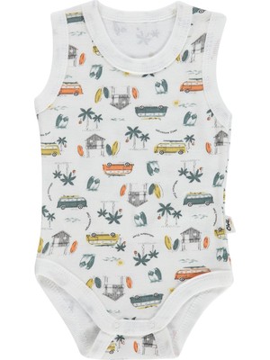 Civil Baby Safari Empirme 0-24 Ay Çıtçıtlı Badi - Ekru