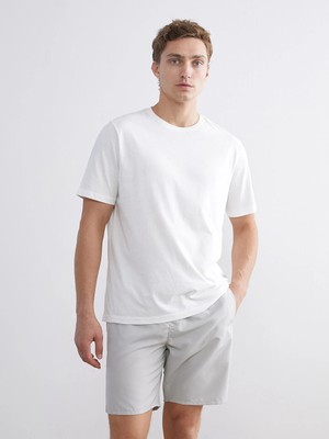 Lcw Swımwear Gri Kısa Boy Basic Erkek Deniz Şortu
