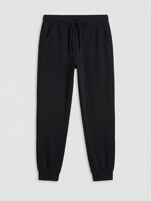 LC Waikiki Lcw Kids Siyah Erkek Çocuk Jogger Eşofman Altı