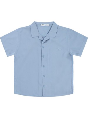 Civil Boys Basic Tatil Yaka 10-13 Yaş Gömlek - Mavi