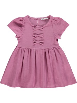 Civil Girls Fiyonklu 2-5 Yaş Elbise - Pembe