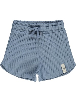 Civil Boys Basic Waffle 2-5 Yaş Şort - Mavi
