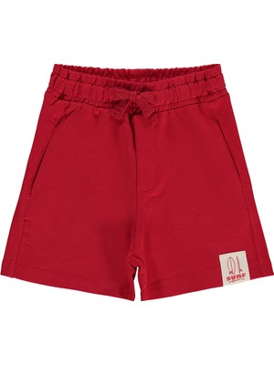 Civil Boys Basic Surf Etiketli 2-5 Yaş Kapri - Kırmızı