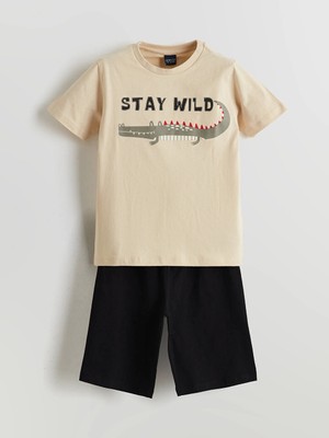 Lcw Eco Bej Pijama Takımı