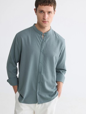 Lcw Vision Yeşil Regular Fit Erkek Gömlek