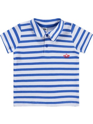 Civil Baby Yelken Baskılı 6-18 Ay Tişört - Mavi