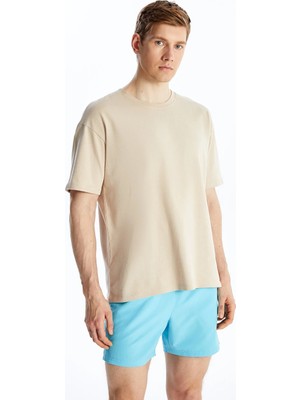 Lcw Swımwear Turkuaz Kısa Boy Basic Erkek Deniz Şortu