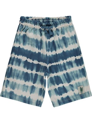 Civil Boys Batik Desenli 6-9 Yaş Şort - Yeşil