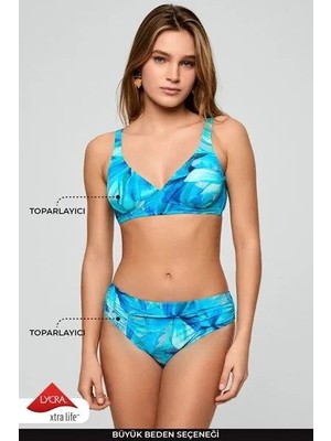 Kom Seusa Desenli Toparlayıcı Bikini