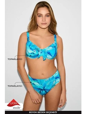 Kom Seus Desenli Toparlayıcı Bikini