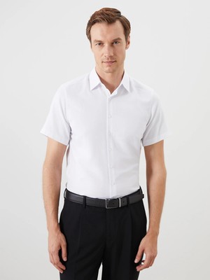 Lcw Busıness Beyaz Slim Fit Erkek Gömlek