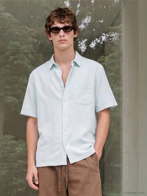 Lcw Vision Mavi Regular Fit Erkek Gömlek