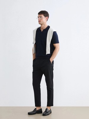 Lcw Vision Lacivert Slim Fit Poliviskon Erkek Pantolon