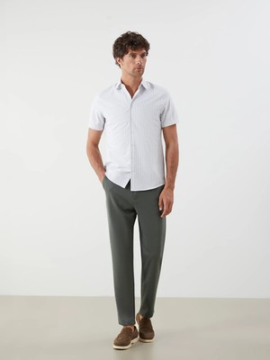 LC Waikiki Lcwaıkıkı Classic Haki Dar Kalıp Erkek Chino Pantolon