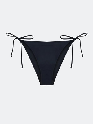 Lcw Dream Siyah Düz Bağlama Detaylı Kadın Bikini Alt