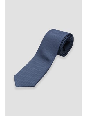 Abbate Kravat 8 cm Mikrofiber Polyester Açık Mavi Erkek Desenli Kravat