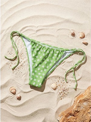 Lcw Dream Yeşil Desenli Kadın Bikini Alt