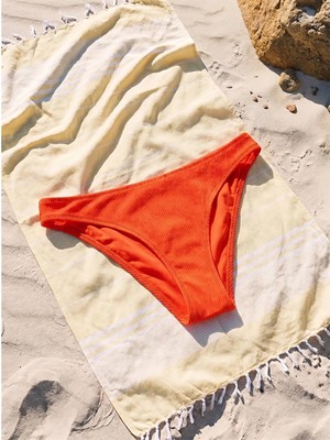 Lcw Dream Turuncu Düz Bikini Alt