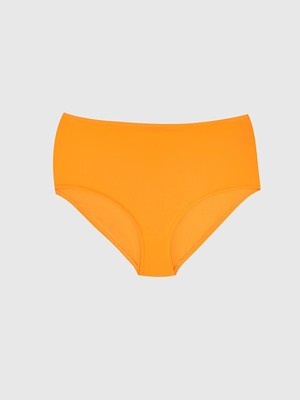 Lcw Dream Sarı Kadın Yüksek Bel Düz Bikini Alt