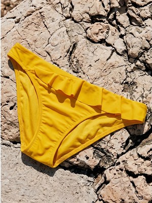 Lcw Dream Sarı Kadın Düz Bikini Alt