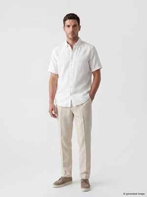 LC Waikiki Lcwaıkıkı Classic Bej Regular Fit Erkek Chino Pantolon