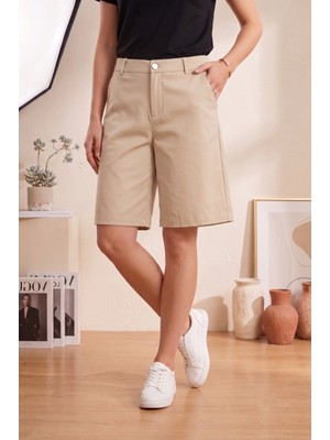 Wkm Kadın Relaxed Fit Chıno Şort