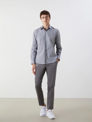 LC Waikiki Lcwaıkıkı Classic Gri Dar Kalıp Erkek Chino Pantolon