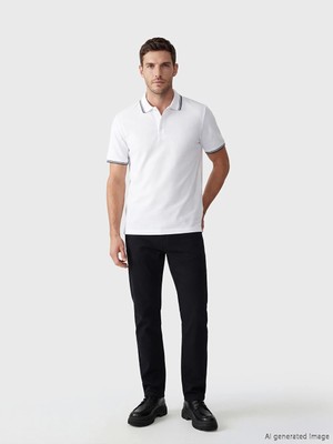 LC Waikiki Lcwaıkıkı Classic Siyah Regular Fit Gabardin Erkek Chino Pantolon