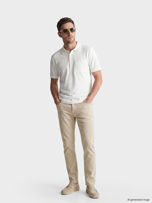 LC Waikiki Lcwaıkıkı Classic Bej Slim Fit Erkek Chino Pantolon