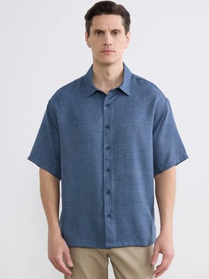 Lcw Vision Indigo Regular Fit Erkek Gömlek