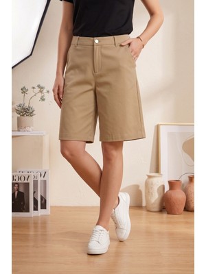 Wkm Kadın Relaxed Fit Chıno Şort