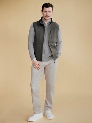 LC Waikiki Lcwaıkıkı Classic Bej Standart Kalıp Gabardin Erkek Chino Pantolon