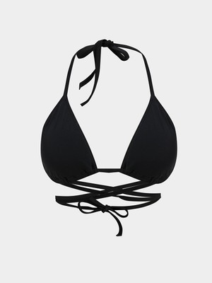 Lcw Dream Siyah Düz Çıkabilir Pedli Kadın Bikini Üst