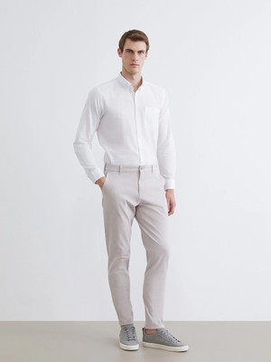 LC Waikiki Lcwaıkıkı Classic Gri Dar Kalıp Erkek Chino Pantolon