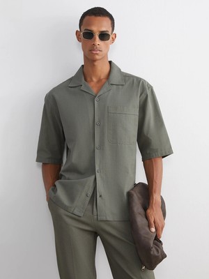 Lcw Vision Yeşil Regular Fit Erkek Gömlek