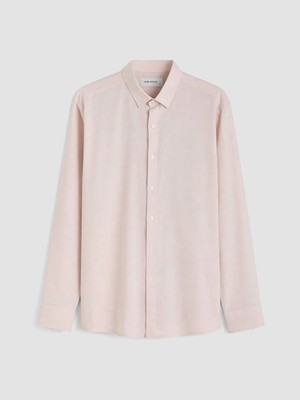 Lcw Vision Pembe Regular Fit Keten Karışımlı Erkek Gömlek
