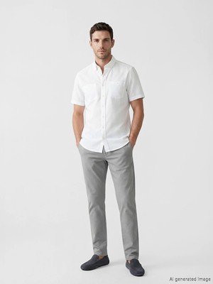 LC Waikiki Lcwaıkıkı Classic Gri Standart Kalıp Erkek Chino Pantolon