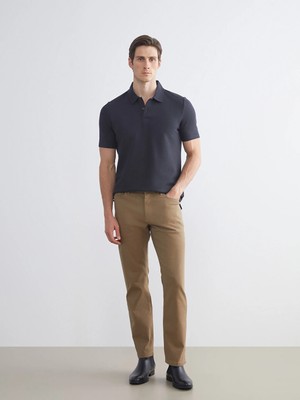 Lcw Eco Haki Standart Kalıp Gabardin Erkek Chino Pantolon