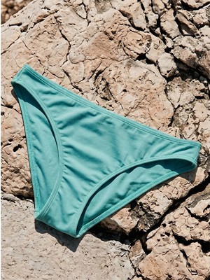 Lcw Dream Yeşil Düz Raşel Kumaş Kadın Bikini Alt